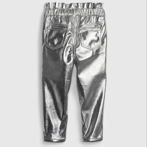 GAP Kids Shiny Silver Just Like Mom Jeans